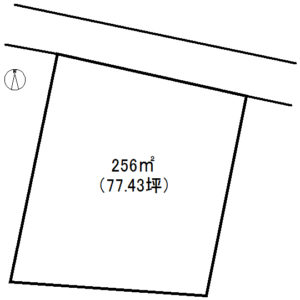 4099小山市立木土地　区画図