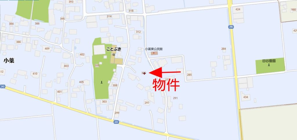 4204　小山市小薬　土地